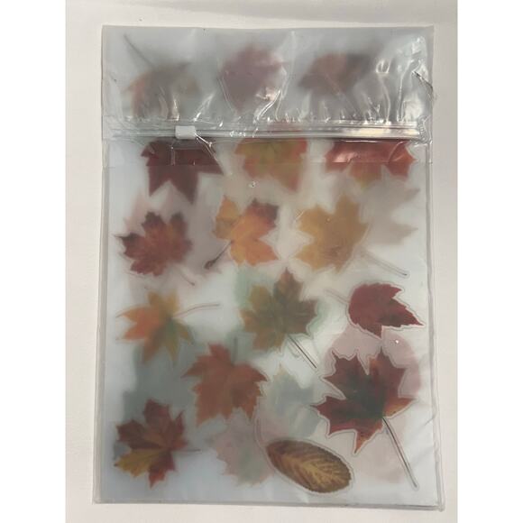 Fall Leaves Window Clings Stickers Decals 105 pieces NEW, Autumn Decor, New - Picture 1 of 6